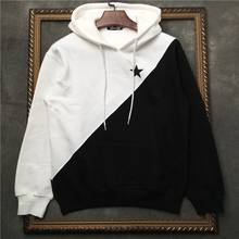 DUYOU splice sweatshirts men brand clothing fashion design star print male hoodies top quality tracksuit DY5652 2024 - buy cheap