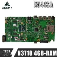 NEW  X541SA mainboard REV 2.0 For Asus X541 X541S X541SA laptop motherboard Test ok N3710-CPU 4 Cores + 4GB-RAM 2024 - buy cheap