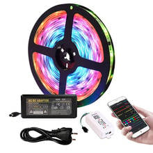 WS2811 LED Strip Lights LED Lights 16.4Ft/5M 30 60 LEDs SMD 5050 Waterproof Flexible RGB Strip Lights SP108E Wifi Controller 12V 2024 - buy cheap