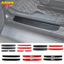 BAWA Car Door Threshold Sill Protector Plate Door Sill Guards Entry Scuff Plate Cover for Jeep Wrangler JL JT 2018+ 2024 - buy cheap
