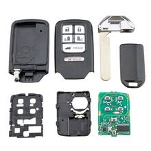 Novo 5 + 1 botão 313.8mhz apto para 2014 2015 2016 2017 honda odyssey keyless remoto inteligente carro chave fob 2024 - compre barato