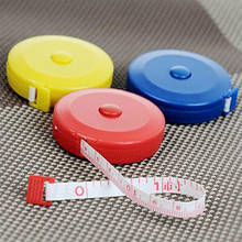 Alfaiate medidor régua fita medida costura régua retrátil de plástico botão 1.5 metro costureira costureira pano ferramentas messure 2024 - compre barato