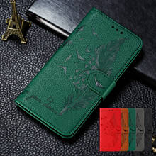 Чехол-Кошелек для Xiaomi Mi 9 10 Lite A3 Redmi Note 7 7A 8 8A 8T 9S 9T Pro Max K20 K30 кожаный чехол с тиснением перьев птицы 2024 - купить недорого