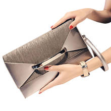 Envelope Clutch Bag Women Leather Birthday Party Evening Clutch Bags For Women Ladies Shoulder Clutch Bag Purse Female 2024 - buy cheap