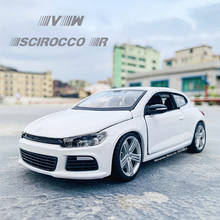 Bburago 1:24 Volkswagen VW Scirocco R Boyfriend simulation alloy car model crafts decoration collection toy tools gift 2024 - buy cheap
