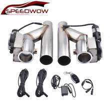 Universal 2.0'' 2.5'' 3.0'' Stainless Steel Headers Y Pipe Electric Exhaust Cutout Kit Dual-Valve 1 in 2 Remote Control Exhaust 2024 - buy cheap