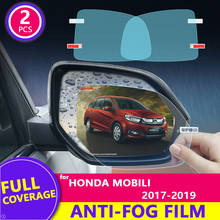 Película de lluvia para espejo retrovisor, cubierta completa transparente antiniebla a prueba de lluvia para Honda mobil2017 2018 DD4, accesorios de coche, pegatinas de mercancías 2024 - compra barato