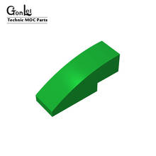 30Pcs/lot High-Tech Parts Slope Curved 3x1 No Studs Parts 50950 For MOC Building Blocks Brick Curved DIY DIY Learning Toys Gifts 2024 - buy cheap