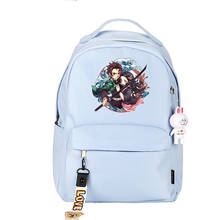 Demon Slayer Kimetsu no Yaiba Cartoon Student School Shoulder Bag Cosplay Backpack Laptop Travel Bags Rucksack Gift 2024 - buy cheap