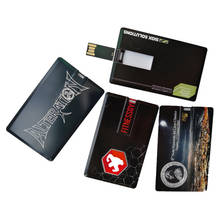 Tarjeta de Crédito ultrafina con forma de logotipo personalizado, regalo promocional, unidad Flash Usb, 4gb, 8gb, 16gb, 30 unids/lote, venta al por mayor 2024 - compra barato