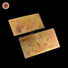 Bhumibol 2011 para adulto, billetes de oro de Tailandia, 100, bañados en oro, 84th cumpleaños 2024 - compra barato