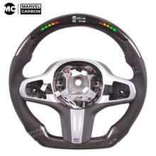 Customized Led Steering Wheel  G30 Carbon Fiber For  7 series /X5/G38/  G15/F40/G20/G30/G01/G11/G05 2024 - buy cheap