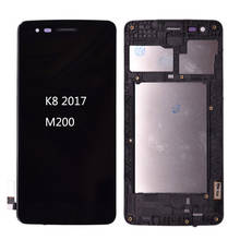 100% Original LCD For LG K8 2017 M200 M210 US215 LCD Display Touch Screen Digitizer with Frame Full Assembly Black White 2024 - buy cheap