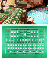 Фланелевая покерная скатерть Техасского холдема 90*60 см, легко носить с собой, мини покерный набор, аксессуары для покера, фетровые раскладки 2024 - купить недорого