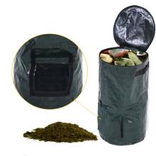 2 Sizes Kitchen Garden Yard Compost Bag Disposal Organic Compost Bag PE Cloth Planter Waste Kitchen Garden Yard Compost Bag 2024 - buy cheap