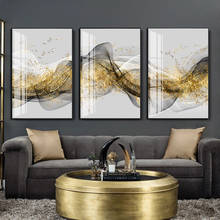 Tinta nórdica abstrata amarela paisagem sofá fundo montanha pintura cartazes tela de impressão imagens para parede decoração de sala de estar 2024 - compre barato