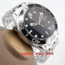 41mm no logo black dial Luminous saphire glass;black Ceramic Bezel  GMT Automatic movement men's watch-BA128 2024 - buy cheap