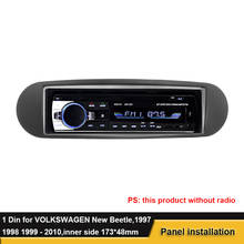 Radio de coche de 1 din, Fascia para VOLKSWAGEN New Beetle, Kit de tablero de Panel para estéreo y DVD, embellecedor de placa frontal de salpicadero, Kit de Marco embellecedor 2024 - compra barato