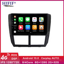 DSP 9 Inch 2din Android 10 Car Radio Carpaly For 2008 2009 2010 2011 2012 Subaru Forester GPS Audio Head Unit Multimedia Player 2024 - buy cheap