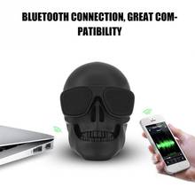 Wireless skull speaker bluetooth speaker Mini Stereo Sound Unique Enhanced Bass skull HD 5W Audio Music Player Support TF Card 2024 - buy cheap