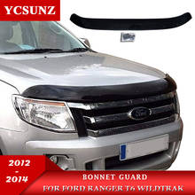 Accesorios de ABS para coche, aro protector de capó, cuchara para Ford Ranger T6 Wildtrak 2012 2013 2014 2015 YCSUNZ 2024 - compra barato