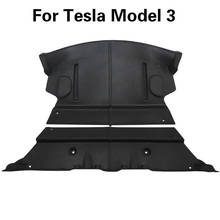 2X Car Rear Trunk Soundproof Cotton Mat For Tesla Model 3 Soundproof Deadening Protective Cover Sticker for Model3 Accessories 2024 - buy cheap