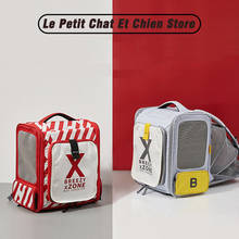 PETKIT-mochila portátil extensible para mascota, mochila transportadora para gato, bolsa plegable transpirable para exteriores para gato de menos de 6kg 2024 - compra barato