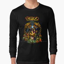 Camiseta manga longa simono the sorcerer, camiseta 100% algodão puro tamanho grande simonon the sorcerer, jogo de vídeo de aventura, filme de culto 2024 - compre barato