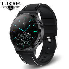 Lige-novo smart watch esportivo para homens e mulheres, modelo 2021, com rastreador fitness, bluetooth, chamada, android e ios 2024 - compre barato