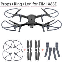 4pcs Foldable CW CCW Propellers Propeller Guard Landing Gear Support Heighten Leg for FIMI X8 SE 2020 Drone Accessories 2024 - buy cheap