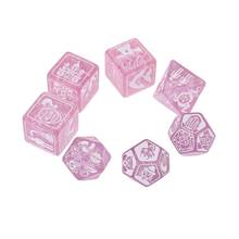 7pcs/set Story Dices For Story Time Polyhedral Game Dice Says Party Multi Faces Acrylic Dice Toy 2024 - buy cheap