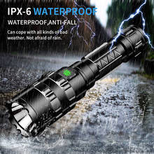 Waterproof Usb Flashlight Tactical Flashlight 1600 Lumen Outdoor Hunting Weapon Light For Camping Hiking Fishing Cycling Hunting 2024 - buy cheap