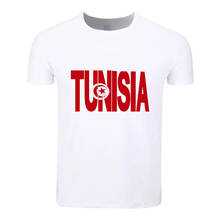 Tunisia Flag Map Fashion Cotton Big Size Students Summer T-Shirt Short Sleeve Men Women Boys Girls T Shirt Tees Kids Tshirt 2024 - buy cheap