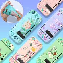 Funda de TPU dura para Nintendo Switch, carcasa de cubierta completa de dibujos animados para Joy-Con, accesorios para Nintendo Switch 2024 - compra barato