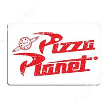 Pizza Planet Logo Metal Signs pub Living Room Vintage Plaques Tin sign Posters 2024 - buy cheap
