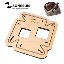 ZONESUN Storage Box Custom Leather Cutting Die Handicraft Tool Punching Leather Cutter Mold DIY Paper Laser Die Cuts 2024 - buy cheap