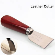 1pcs Stainless Steel Leather Cutting Knife Craft Tool with Wooden Handle Home Decoration Tools 16.50*3.50*2.00cm 2024 - buy cheap