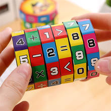 Crianças montessori jogos matemática números cubo mágico brinquedo puzzle jogo crianças aprendizagem educação matemática brinquedo divertido calcular jogo 2024 - compre barato