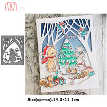 Mai natal boneco de neve fundo de corte de metal morre estênceis para diy scrapbooking álbum de fotos decorativo gravando cartões de papel 2024 - compre barato