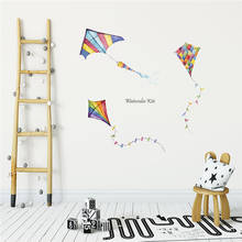 1PC Creative Kite Wall Stickers Colorful for Living Room Bedroom Kitchen Wall Decoration Stickers Baby Room Vinyl Art Mural DIY 2024 - buy cheap
