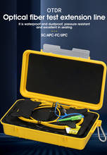 Eliminador de zona OTDR SC/APC-FC/UPC, caja de Cable de lanzamiento OTDR de fibra óptica, 500M, 1Km, 2Km, SM 1310/1550nm 2024 - compra barato