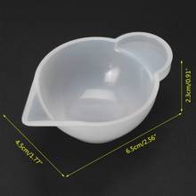 Clear Reusable Silicone Measuring Cups Mixing Liquid Epoxy Resin Distribution Tools Casting Jewelry Making DIY 2024 - buy cheap