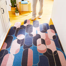Doormat Can Be Cut Custom Floor Mats Carpet PVC Kitchen Mat Bathroom Mat Household Mats Carpet Non-slip Hallway Entrance Doormat 2024 - buy cheap