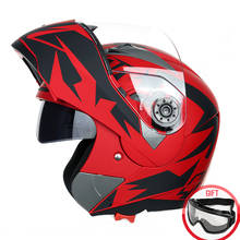 Motorcycle Modular Double Lens Helmet Flip up Motos Helmets ECE casco moto Racing Motorbike Full face sun visor Helmet + mask 2024 - buy cheap