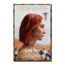 Saoirse Ronan-Película de película de Lady Bird película 2, póster de Arte de seda, arte de pared, regalo de decoración del hogar, 210 2024 - compra barato