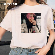 Rapper Lil Peep T Shirt Women Printed Hip Hop Fashion Tshirt Women Harajuku 90s Vintage White T-shirt Graphic Tee Tops Female 2024 - buy cheap