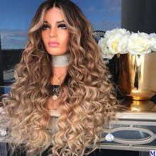 Deep Wave Indian Human Hair 13x6 Lace Front Wigs for Black Women 200Density Ombre 3T Blonde Lace Wigs with Baby Hair Remy 2024 - buy cheap