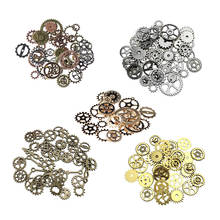 50g Watch Parts Steampunk Jewelry Art Craft  Cogs Gears Charms DIY 2024 - buy cheap