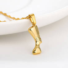 Ожерелье египетской королевы для женщин, ювелирные изделия золотого цвета, экзотический чокер унисекс в стиле ретро, подвески из нержавеющей стали, шикарные украшения, подарок 2024 - купить недорого