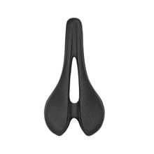 Bike Saddle Seat Mountain Bike Road Cycling PU Leather Hollow Design Saddle Seat Foreskin Fiber Bicycle Accessory Top Hot 2024 - buy cheap